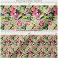 thumbnail image 2 of Soimoi Cotton Voile Fabric Bird,Leaves & Rose Floral Print Sewing Fabric Yard 42 Inch Wide, 2 of 7