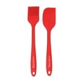 thumbnail image 1 of Baker's Secret Silicone Dishwasher Safe Set of 2 Brush Spatula 10.43"x0.47"x3.74" Red, 1 of 7