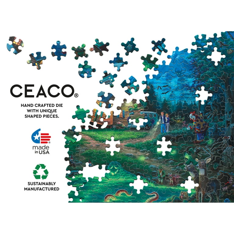 Ceaco 750 Piece A Supernatural Retreat Glow Interlocking Jigsaw