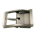 thumbnail image 2 of Milageto Alloy Belt Buckle Belt Accessories Classic Single Prong Rectangle Pin Buckle Grey, 2 of 8