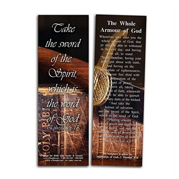 The Whole Armour of God -Bible Cards - Pack of 25