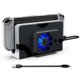 thumbnail image 2 of External Cooler Cooling Fan Host Stand Cooling Fan for Docking Station Parts Black, 2 of 5