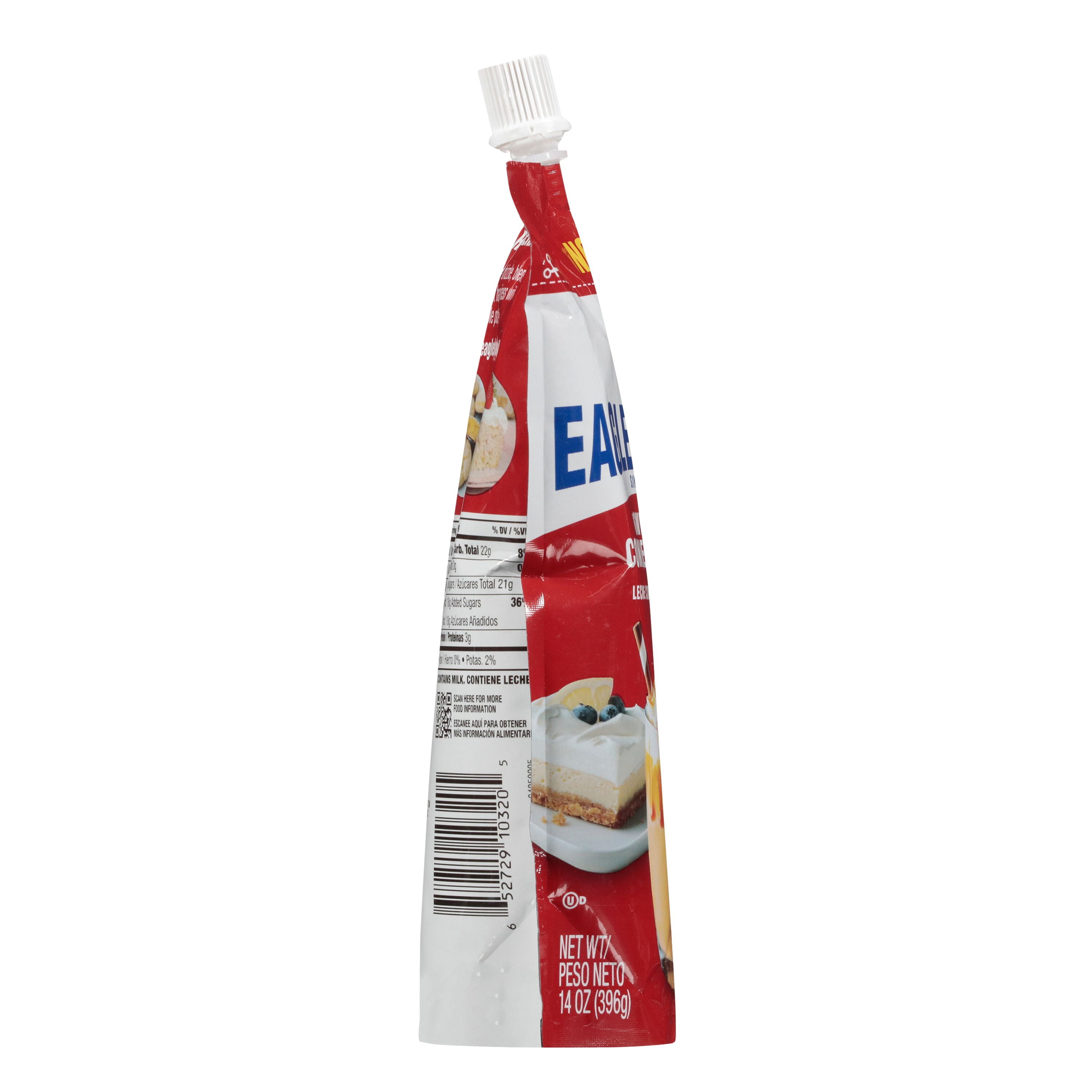 (3 pack) Eagle Brand Sweetened Condensed Milk, 100% US Milk, Gluten Free, 14 oz Resealable Pouch