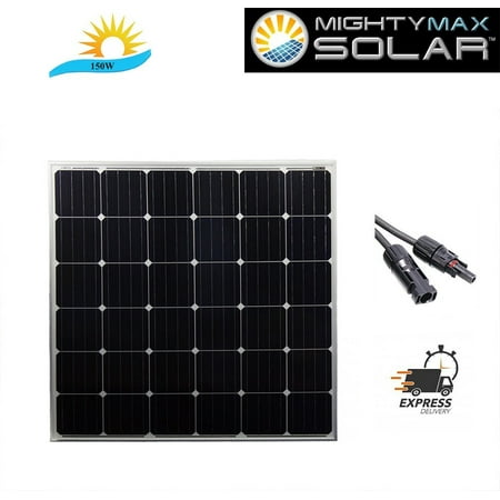 150 Watts Solar Panel 12V Mono Off Grid Battery Charger for