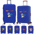 thumbnail image 2 of Travel Luggage Protective Cover Hand Pattern Travel Accessories Elastic Suitcase Case Apply To 18-28inch 8Hand022 L, 2 of 6