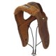 thumbnail image 5 of Gorro de aviador retro para mascotas, cálido, con agujeros para las orejas, para clima frío, para perros pequeños, medianos y grandes (XXL, marrón), 5 of 5