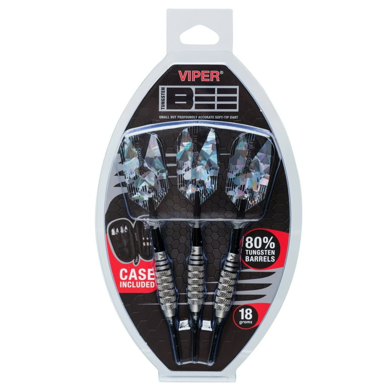 Viper Bee 80% Tungsten Professional Soft Tip Dart Set, 18 Grams