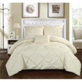 thumbnail image 1 of Chic Home DS2446-BIB-US Ensemble de Housse de Couette Plissée Pincée, Beige, 1 of 1