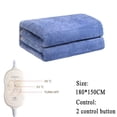 thumbnail image 1 of Manta eléctrica para 2 personas, calentador de cama de 220V, 2 modos, interruptor de temperatura, colchón eléctrico, alfombrilla de calefacción, termostato, 1 of 4