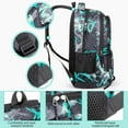 thumbnail image 4 of Ludolm Backpack Elementary School Bags Primary Middle School Bookbags for Teens Back to School Gifts for Son 17" Mochila Escolares para Niños de 8 9 10 Camo Green, 4 of 6
