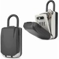 thumbnail image 2 of Key Safe Lock Box Padlock with External Protection Cover,Hanging Security Key, 2 of 5