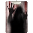 thumbnail image 1 of FMSHPON Halloween Spooky Woman Black Clipboard Hardboard Wood Nursing Clip Board and Pull for Standard A4 Letter 13x9 inches, 1 of 5