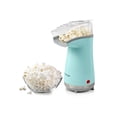 thumbnail image 1 of Nostalgia - Máquina para hacer 16 tazas de palomitas de maíz con saludable aire caliente, sin aceite, incluye tapa para medir el grano, es de acero inoxidable, color azul verde (Aqua), 1 of 5