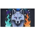 thumbnail image 2 of Wolf Fire Ghost 3 Ring Binders 1.5 inch Hardcover File Folders with Interior Pockets A4 Size Organizer for School Office Hospital, 2 of 8