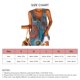 thumbnail image 5 of Top sin mangas con estampado frontal con botones Cuello en V Suelto Casual Suave Colorido Sin mangas Top floral para verano Azul M, 5 of 5