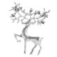 thumbnail image 1 of Alfileres de Broche de Reno Yuyangstore Solapel Stick Pin para Mujer Navidad, 1 of 8