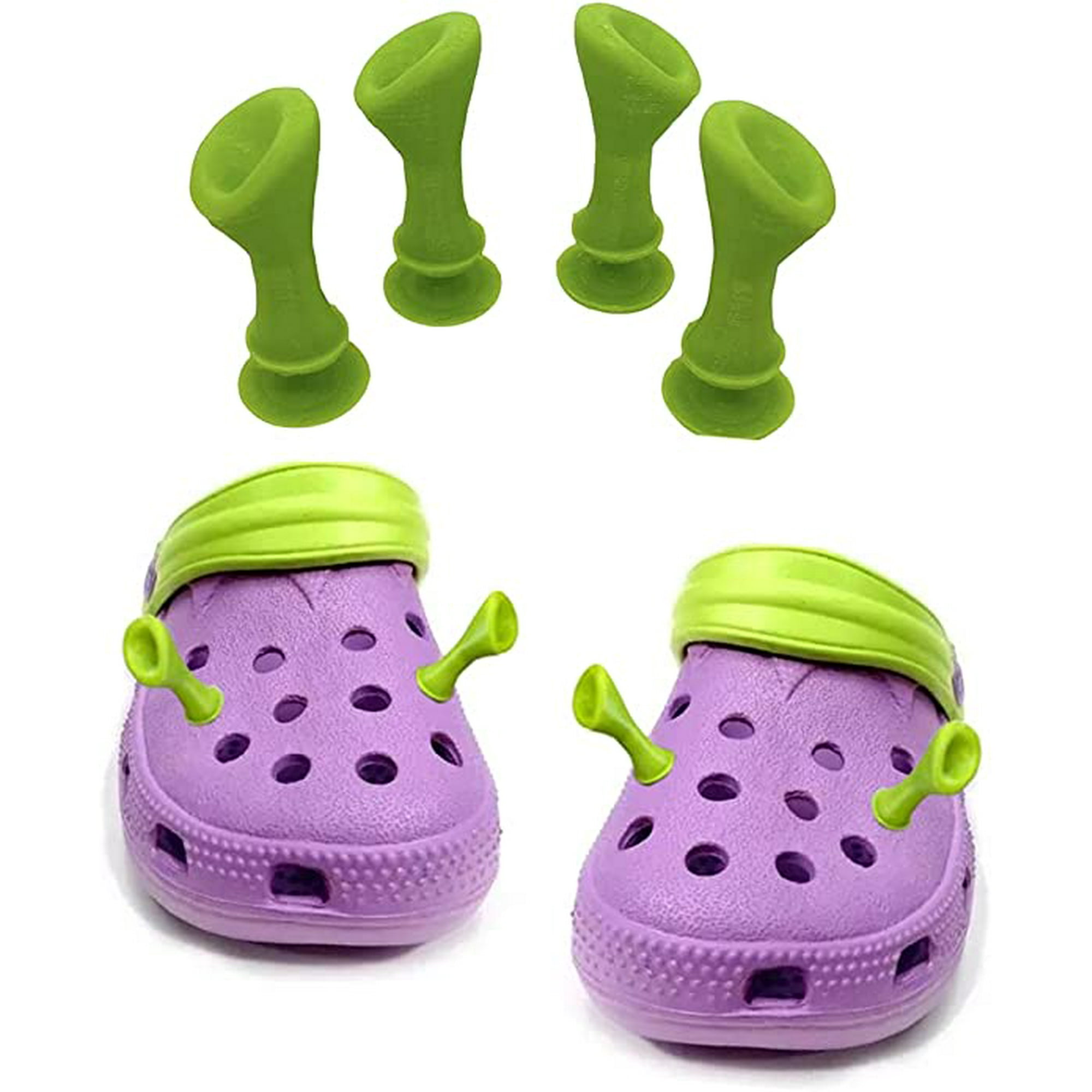 TOOAD 4x oreille pour décoration de chaussures Crocs accessoires Croc  distinctifs cadeaux de fête mis à niveau grande taille | Walmart Canada