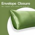 thumbnail image 3 of BAKIBO Satin Pillowcase King Set of 2, Silky Pillow Cases for Hair and Skin 20x36 Inches, Pillow Covers with Envelope Closure, Similar to Silk Pillow Cases, Gifts for Women Men, 3 of 6