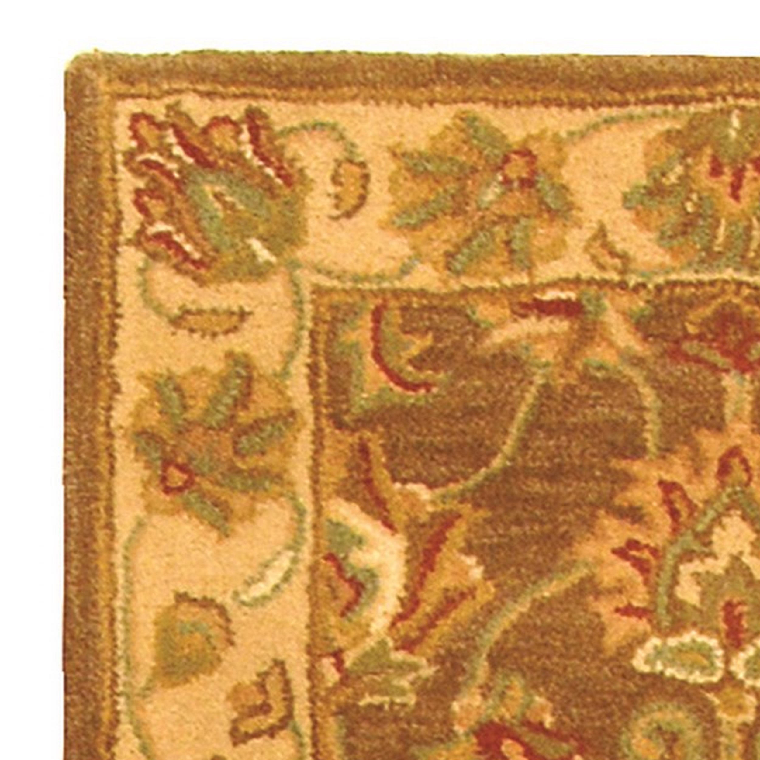 SAFAVIEH Heritage Regis Traditional Wool Area Rug, Brown/Ivory, 6' x 9' - image 2 of 4