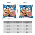 thumbnail image 4 of Throw Pillow Covers 26"x26" Inch, Looney Tunes Cartoons Decorative Pillow Case for Sofa Couch Chair Bedroom Modern Decor, 4 of 7