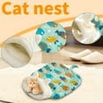 thumbnail image 4 of Pet Nest for Cats and Dogs - Winter Sleeping Bag for Indoor Cats & Dogs,Warm Semienclosed Soft Plush Large Cat Sack Bed,360°Snuggle Sack Pet Bed(16.9"×20.5",#E), 4 of 5