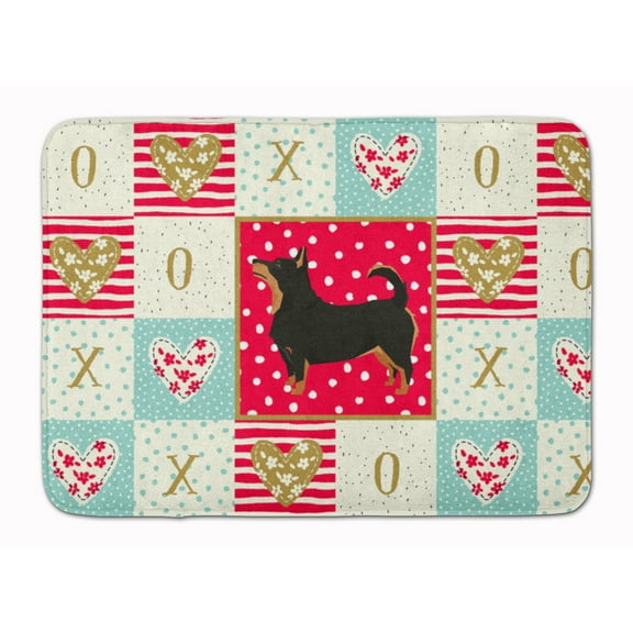 Lancashire Terrier Love Machine Washable Memory Foam Mat
