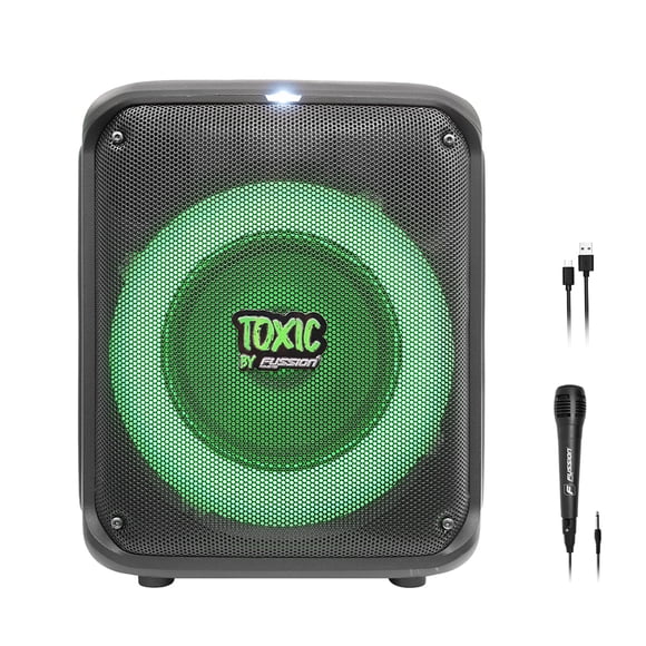Bafle Recargable 8 Fussion PBS-8TOXIC Incluye Micrófono, Alta Potencia