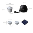 thumbnail image 5 of Travel Tea Set Portable Express Cup Car Mounted Outdoor Portable Tea Pot Tea Cup Ceramic Kung Fu Tea Set, 5 of 5