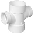 thumbnail image 2 of Camiseta sanitaria de PVC Charlotte Pipe Schedule 40, 3 x 3 x 1 1/2 pulgadas, 2 of 2