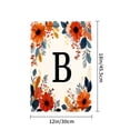 thumbnail image 4 of AmhNF Floral Monogram B Linen Garden Flag For Home Outdoor Garden Yard Decor 12x18 inch, 4 of 5