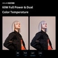 thumbnail image 4 of Luz de vídeo LED ZHIYUN Molus X60 60W RGB con control APP, 4 of 8