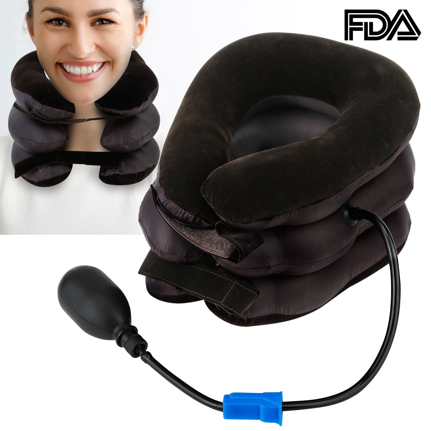 Cervical Neck Traction Device for Instant Neck Pain Relief, iMounTEK