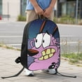 thumbnail image 6 of Courage The Cowardly Dog Backpack, Large Capacity Laptop Backpack, Durable Water-Resistant Daypack, 17.3x12.2x5.5 Inch, 6 of 8