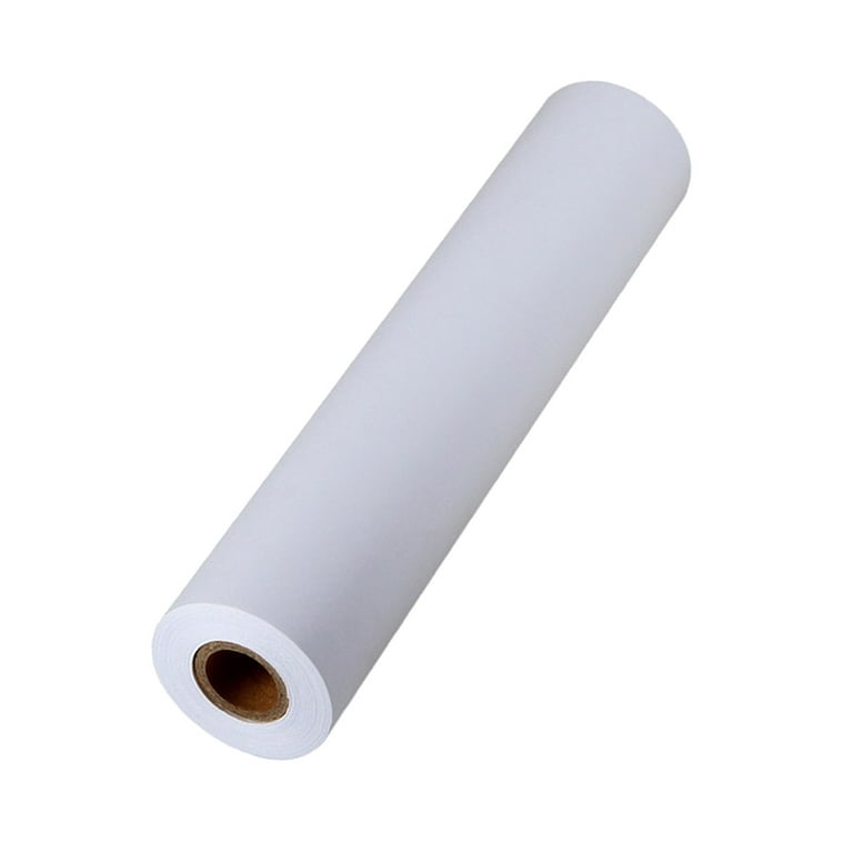 TINKSKY 1Pcs Drawing Paper Roll Poster Paper Craft Paper Roll White  Wrapping Paper(White) 