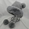 thumbnail image 5 of iHPH7 Womens Caps and Hats Slouchy Beanie Cute Beanie Mens Hats Beenies Hats Winter Hats for Women Beanie Gray One Size, 5 of 7