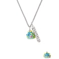 thumbnail image 2 of Delight Jewelry Resin Blowfish Silvertone Sisters Best Friends Forever Bar Charm Necklace, 23", 2 of 4