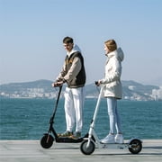 HOVERMAX H10K Pro Electric Scooter, 500W Motor 19MPH Top Speed 22 Miles Long Range, 10'' Solid Tires Folding Electric Scooter for Adult Commute