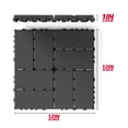 thumbnail image 2 of Plastic Interlocking Deck Tiles, 44 Pack 12"x12" Waterproof Outdoor Patio Tiles, All-Weather Interlocking Floor Tiles for Poolside, Balcony, Backyard, Easy to Install & Durable PP Material, 2 of 9