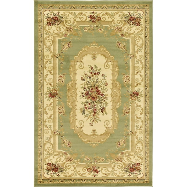 Unique Loom Henry Versailles Vintage Floral Area Rug or Runner