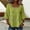 Green, variant on Cotton Linen Shirts 3/4 Sleeve for Women,lace Trim Lace Trim Blouse Flowy Tops for Women Plus Size Gauze Shirts for Women Womens Gauze Tops Summer Basic Blouse Square Neck,Black,L