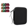 thumbnail image 1 of Soporte para púas de guitarra con 15 púas Instrumento musical Gran capacidad Accesorio de protección portátil para guitarra Bolsa de almacenamiento Gris oscuro Gloria Titular de selección, 1 of 6