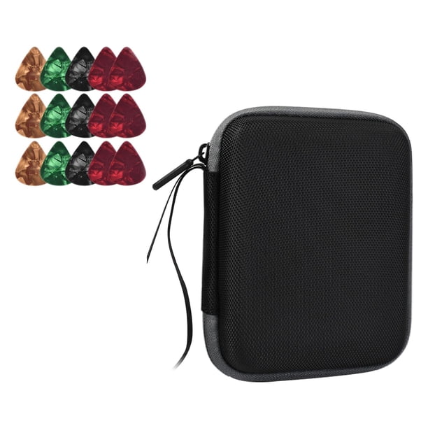 Estuche para Púas de Guitarra Yuyangstore Multifunción 7.5 mm Gris Oscuro