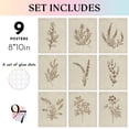 thumbnail image 3 of 97 Decor Botanical 8x10 Neutral Floral Art Print Set, 9 Pieces, 3 of 7