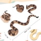thumbnail image 2 of Cascabel de goma realista Lohoee, juguete con forma de serpiente falsa, 2 unidades, 2 of 6