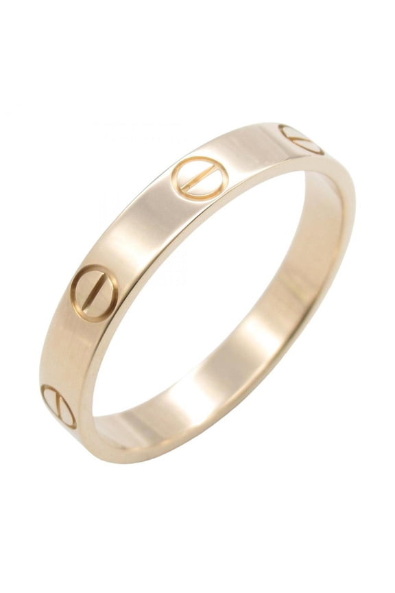 Pre-Owned Cartier Mini Love Ring, 18K Pink Gold, for Men and Women, B4085200