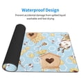 thumbnail image 4 of Balery Cute Gnome Bee Collects Honey Mouse Pad ,15.8x29.5 In Large Gaming Mouse Pad Desk Mat Long Non-Slip Rubber Stitched Edges,Waterproof Mousepad Desk Mat For Gamer Office Home, 4 of 9