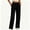 #New Black, variant on No Boundaries Womens Wide Leg Sweatpants High Waisted Baggy Drawstring Sweatpants Straight Leg Fleece Sweat Pants