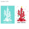 thumbnail image 4 of Lychee Life Feliz Navidad autoadhesivo serigrafía plantilla malla transferencias reutilizable para camisetas bolsos manualidades Diy, 4 of 4