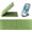 Green, variant on Mini Foldable Keyboard - Portable Full Size Keyboard (Sync Up to 3 Devices), Ultra-Slim Travel Folding Keyboards for iPad Android Windows iOS ()