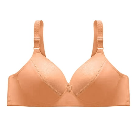 

gvdentm Bralettes For Women With Support Women s Blissful Benefits Super Soft Wireless Lightly Lined Comfort Bra Beige 42
